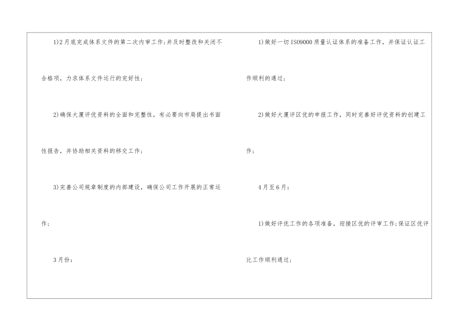 物业品质部工作计划_第2页