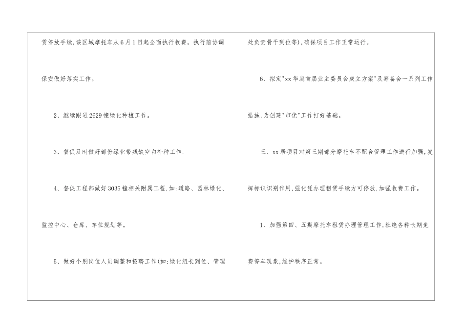 物业工作计划四篇_第3页