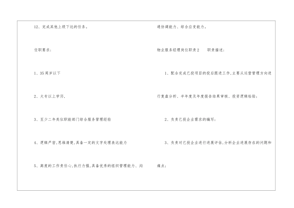 物业服务经理岗位职责_第3页