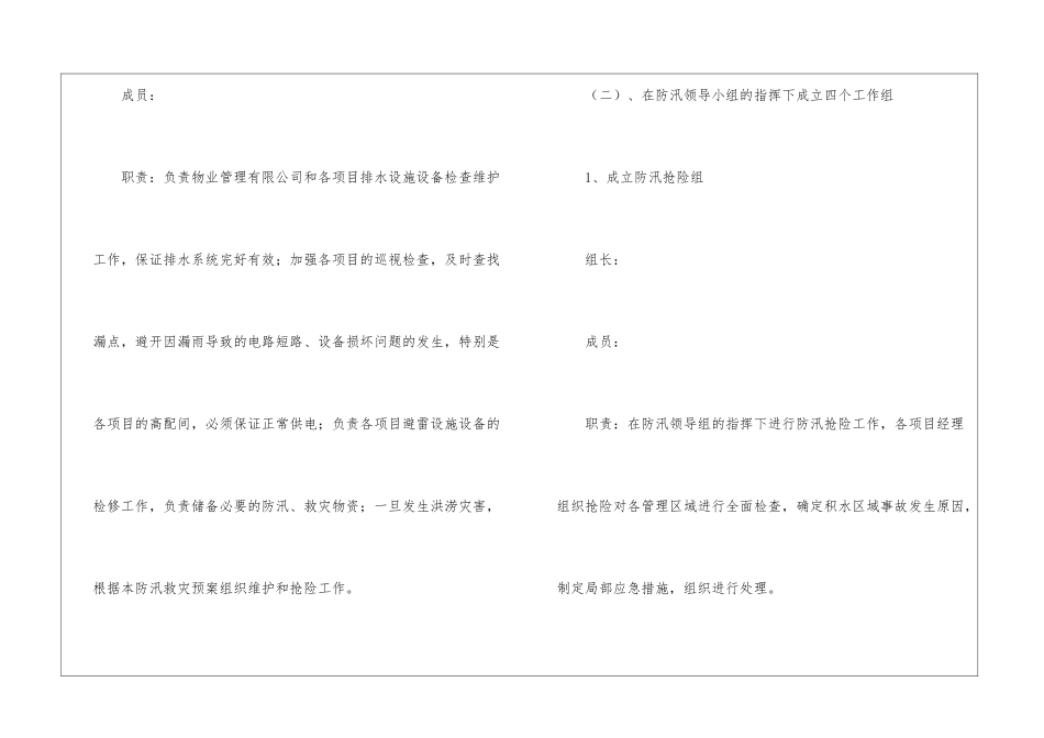 物业防汛应急预案_第2页