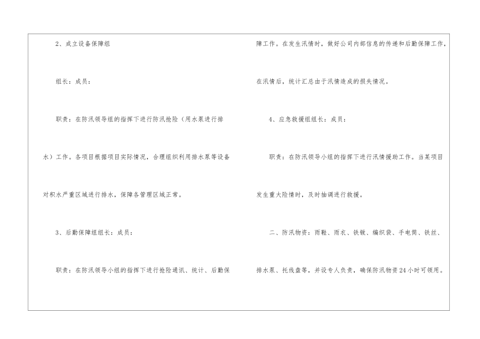 物业防汛应急预案_第3页