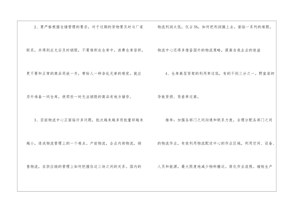 物流专业的实习报告_第3页