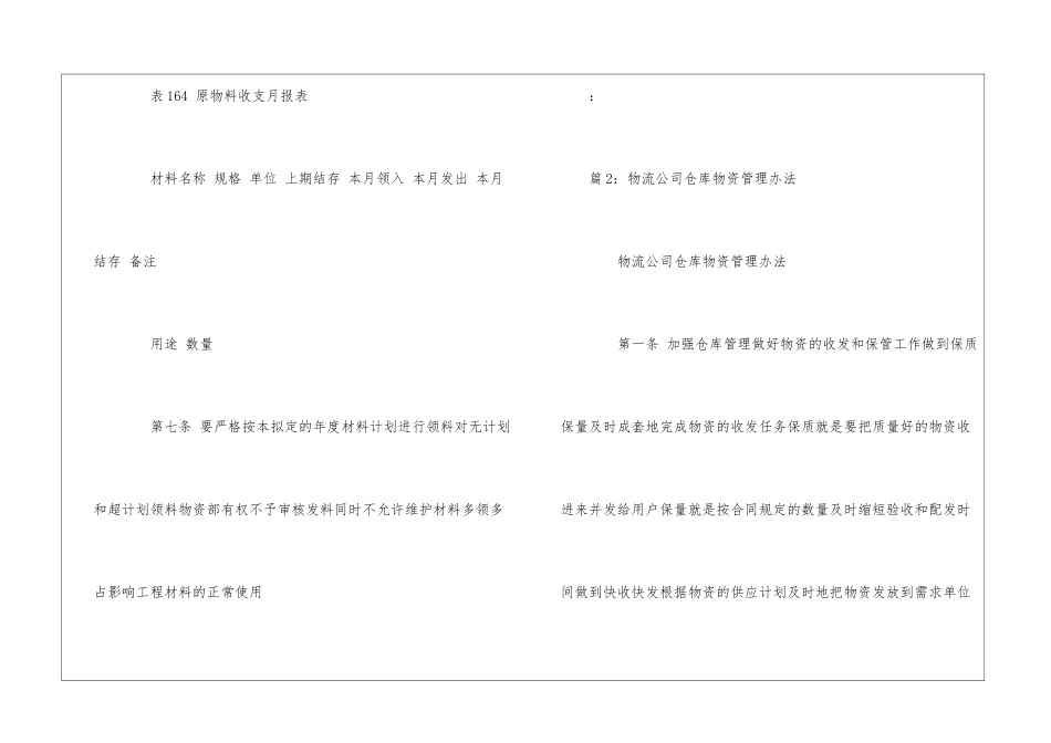 物流公司物资领用细则--_第3页