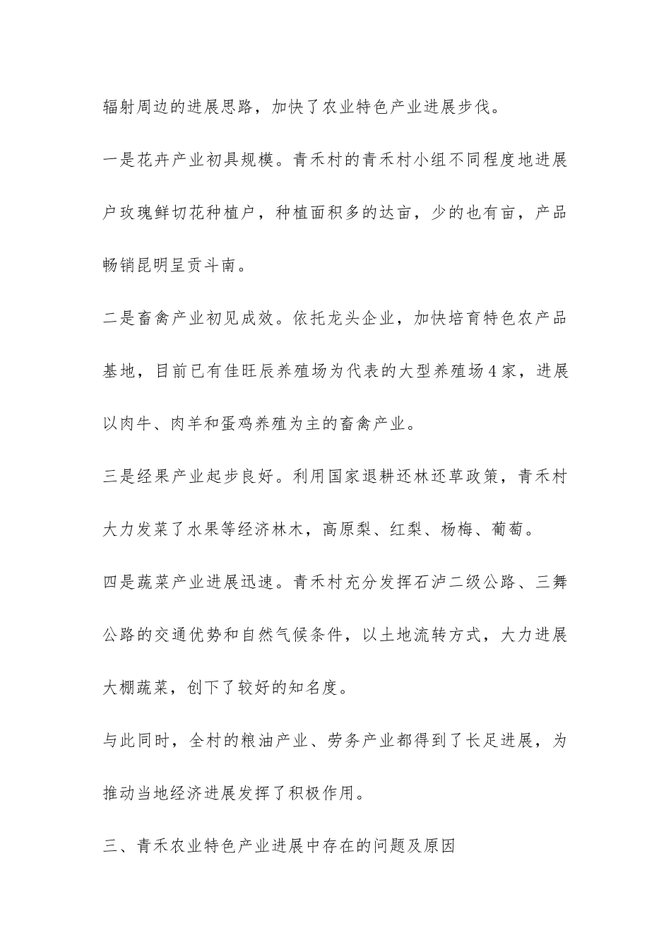 特色产业培植调研报告-_第3页