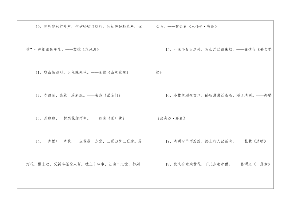 王维雨后黄昏的诗句精选100条_第2页