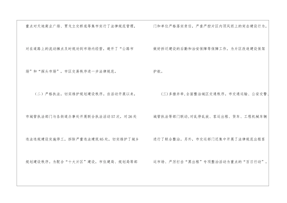 环境整治和亮化工作视察报告_第3页