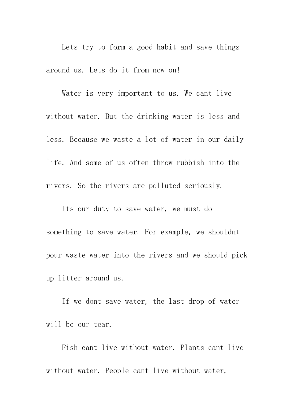 环境污染英语作文_第2页