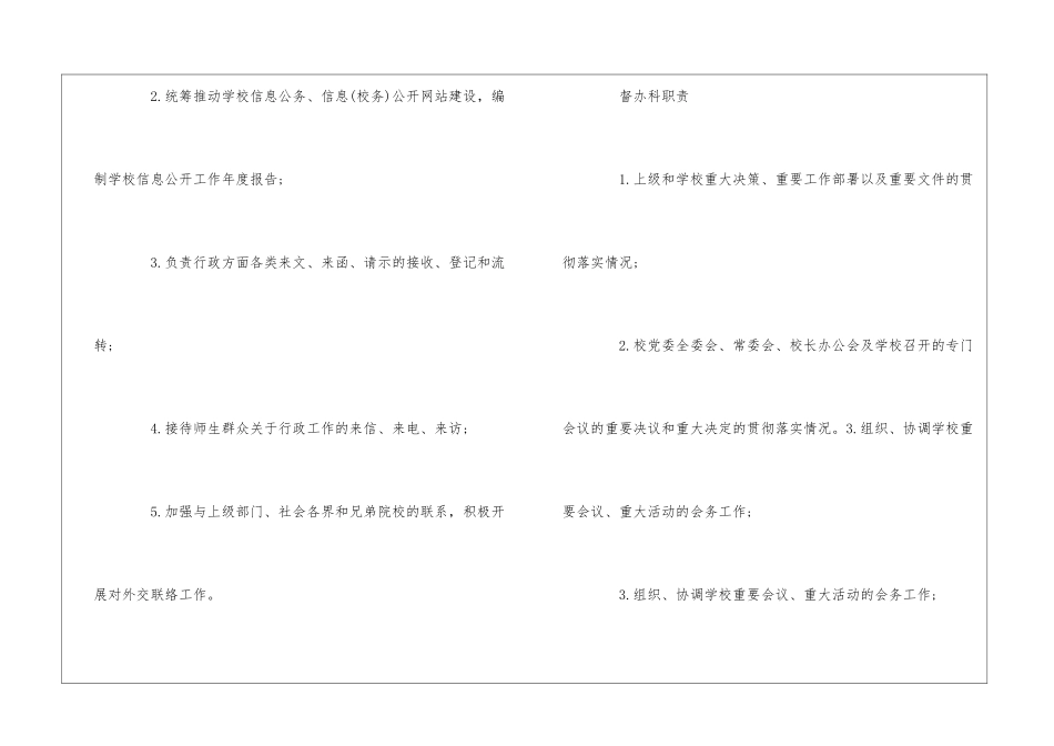 理工大学校长办公室各科室职责--_第3页