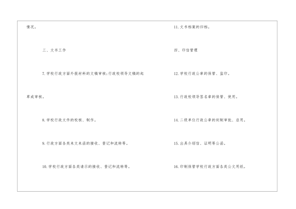 理工大学校长办公室职责--_第2页