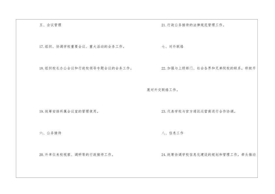 理工大学校长办公室职责--_第3页