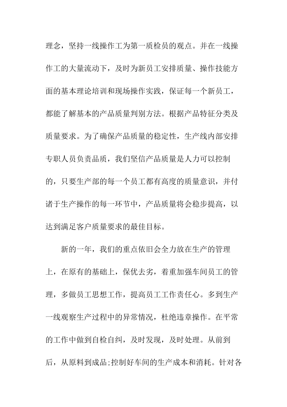 生产部门年度工作总结_第2页