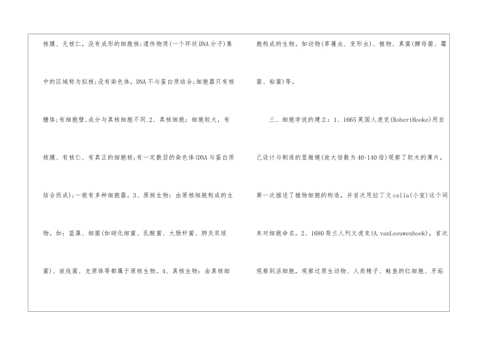 生物必修一知识点归纳_第3页