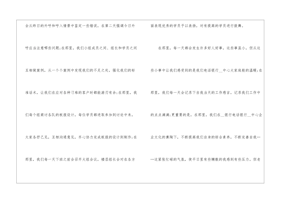 电话客服自我鉴定_第2页
