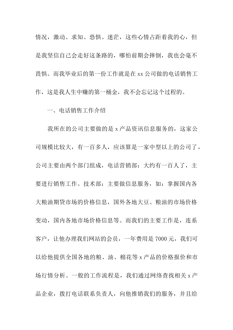 电话销售个人年度总结_第2页