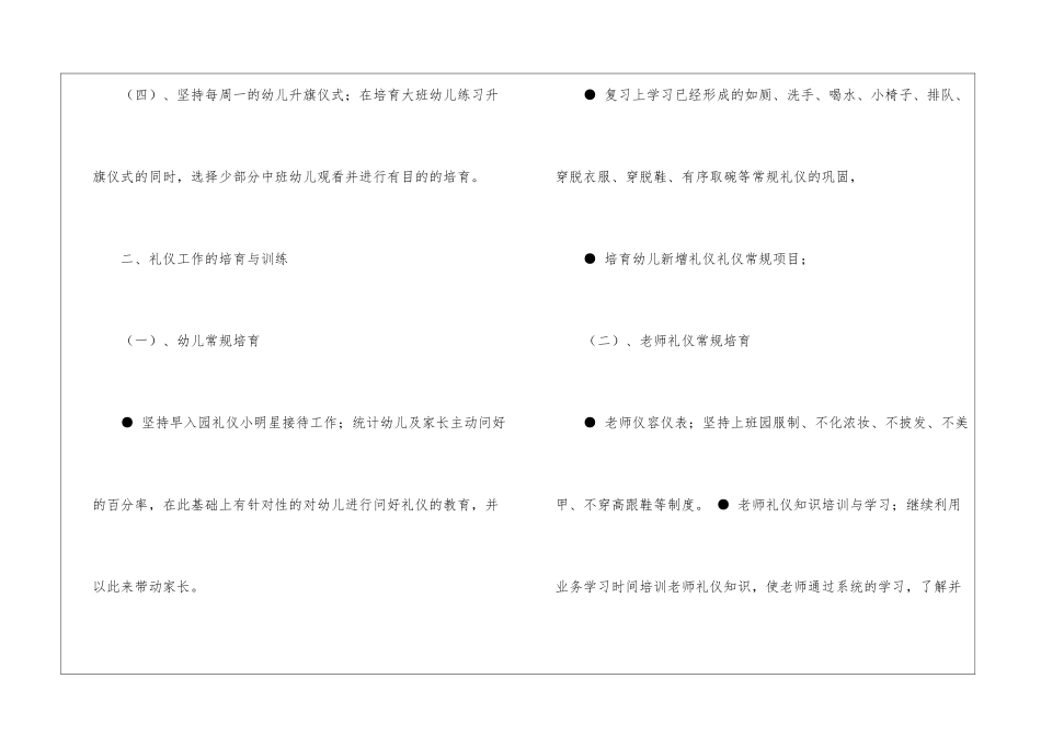 礼仪工作计划汇编九篇_第2页