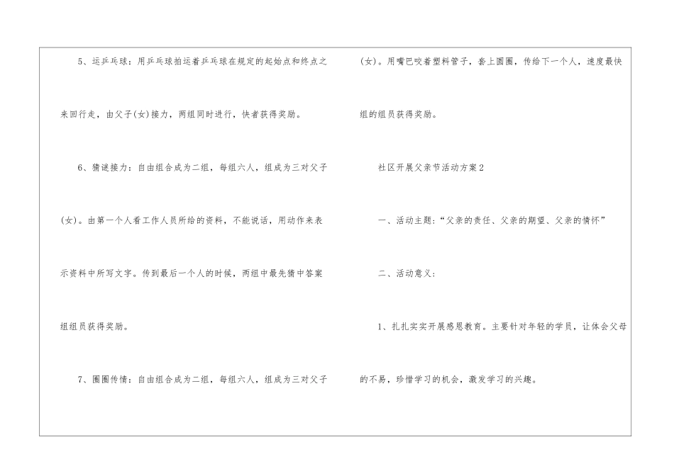 社区开展父亲节活动方案5篇_第3页
