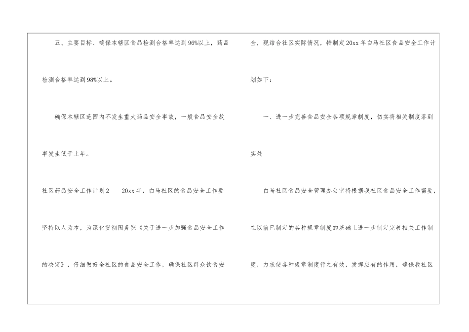 社区药品安全工作计划7篇_第3页