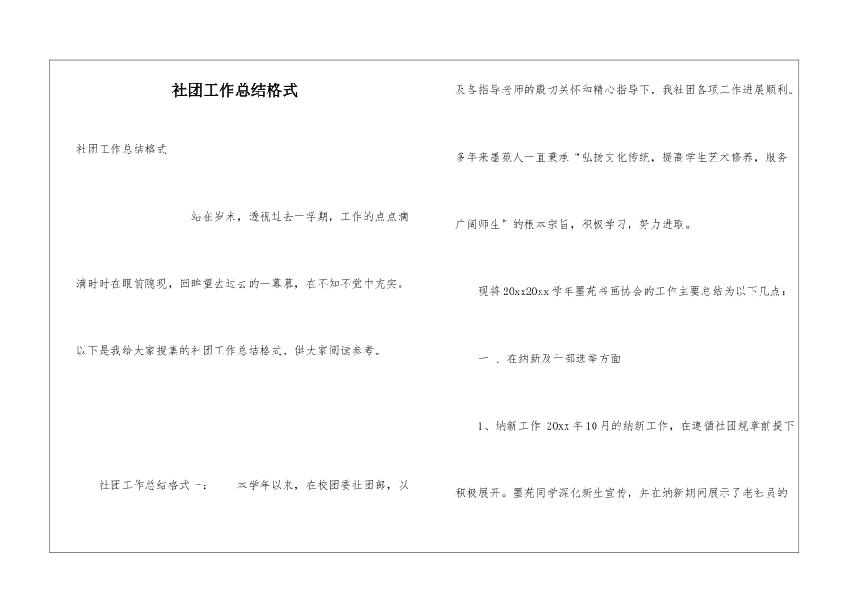 社团工作总结格式_第1页
