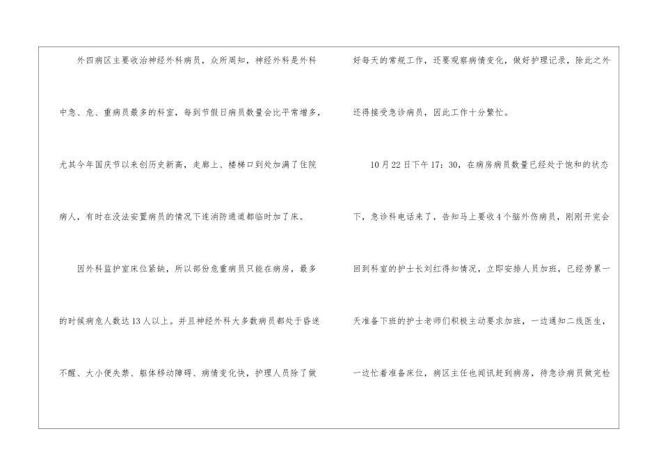 神经外科护士工作总结_第2页