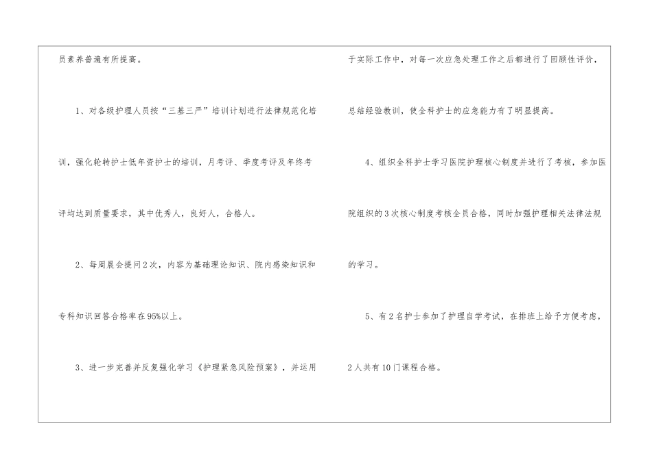 神经外科护理个人工作总结_第2页