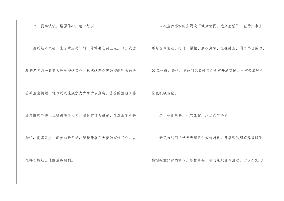 禁烟日活动总结_第2页