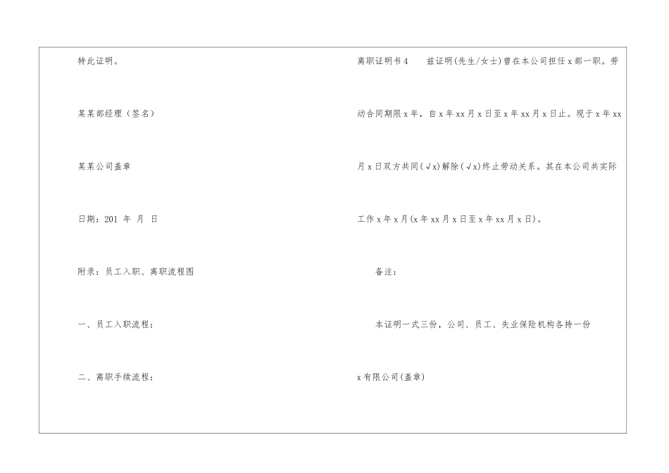 离职证明书(汇编15篇)_第3页