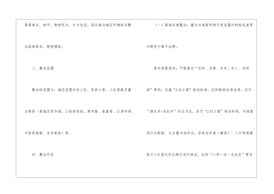 秋冬季城区环境专项整治行动实施方案_第2页