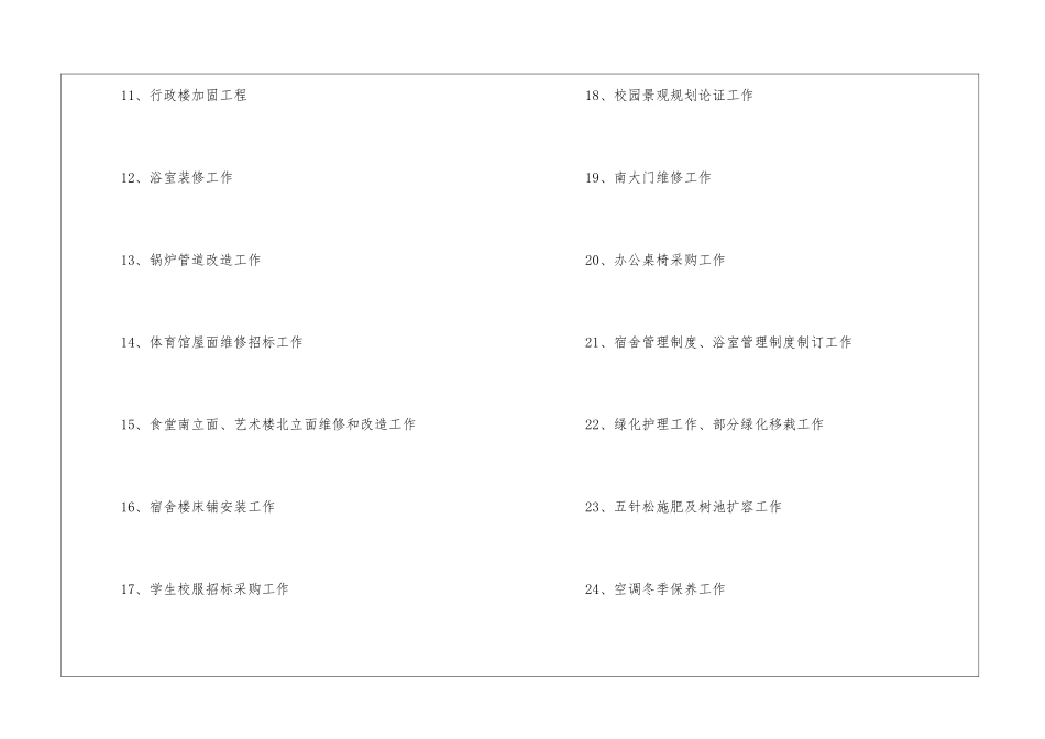 秋学期总务处工作总结_第2页