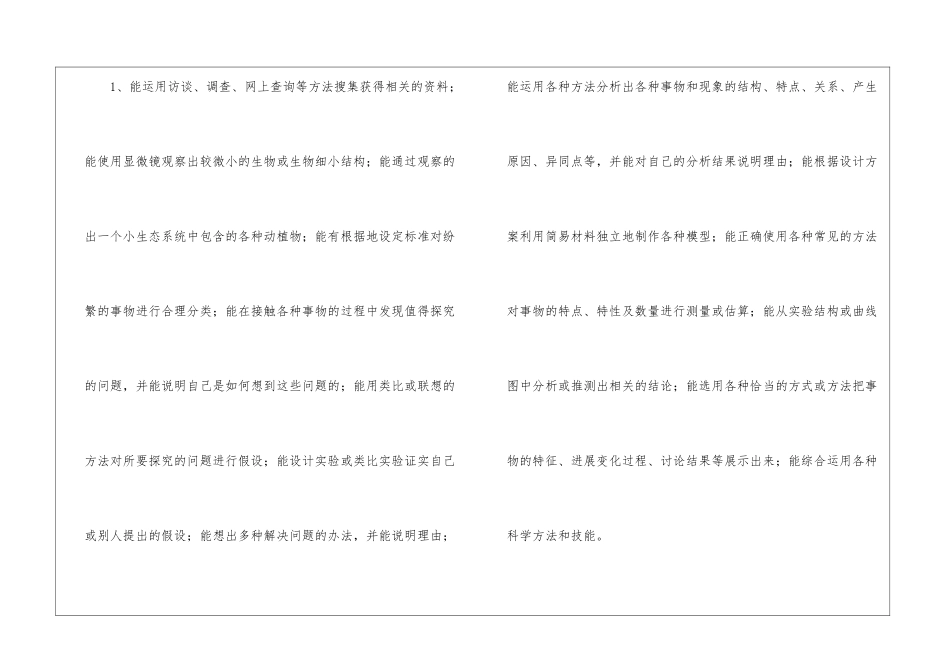 科学六年级上册教学计划_第3页