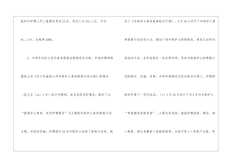 科室护理实习工作总结_第2页