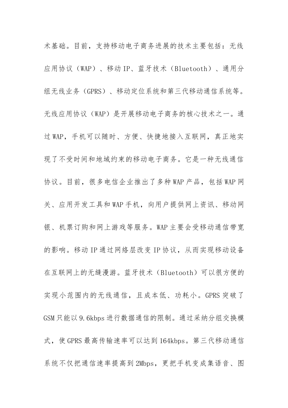 移动电子商务及其发展研究论文_第3页