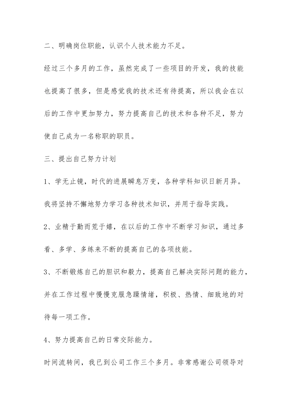 程序员试用期转正个人工作总结5篇-_第3页