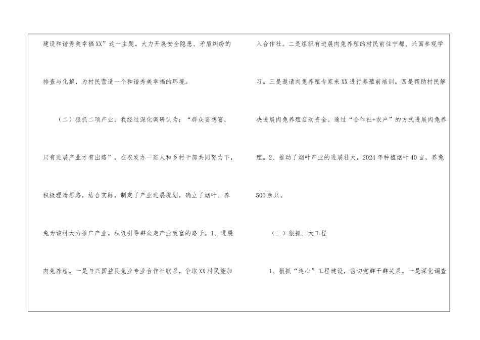 第一书记驻村工作情况汇报_第2页