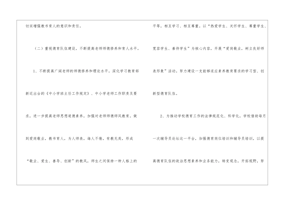 第二学期的德育工作总结_第2页