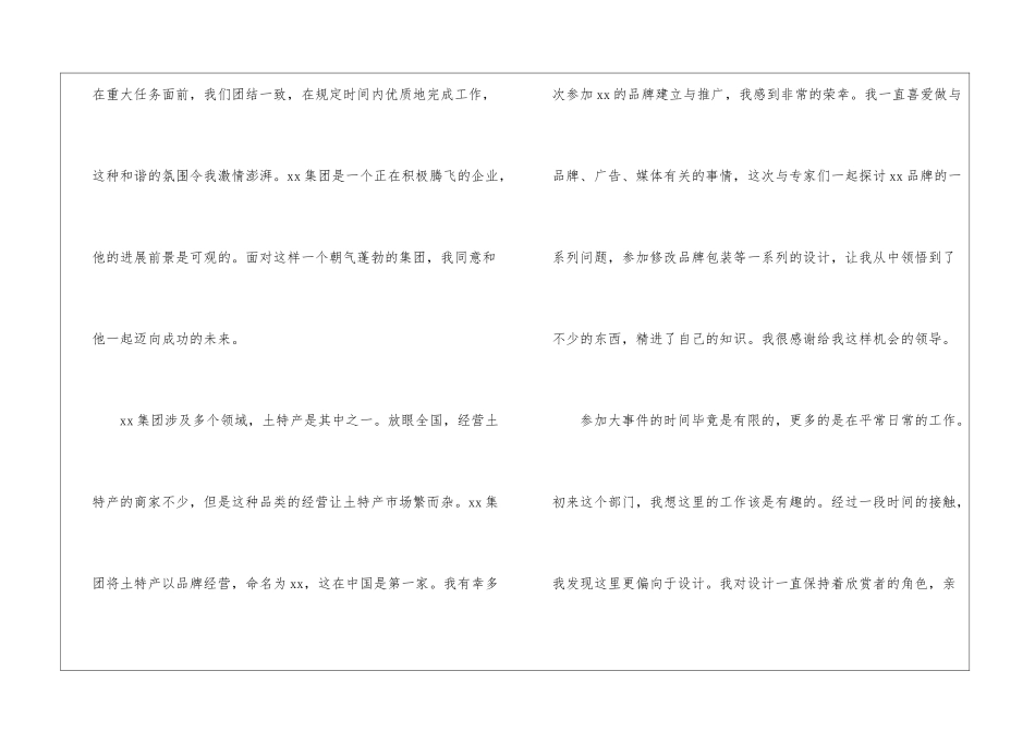 策划人员试用期工作总结策划试用期工作总结_第2页