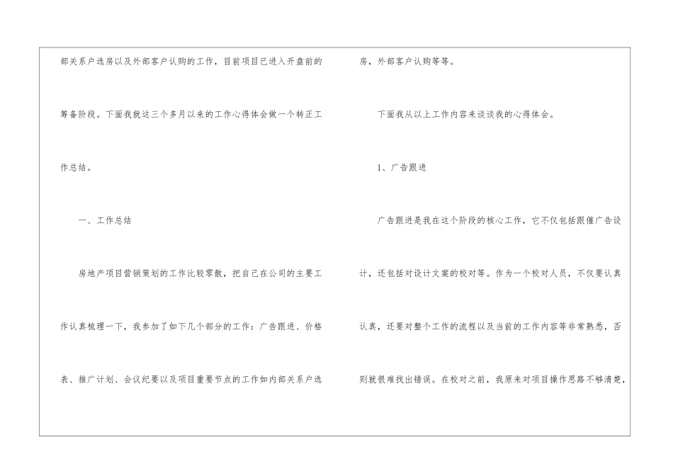 策划试用期工作总结_第2页