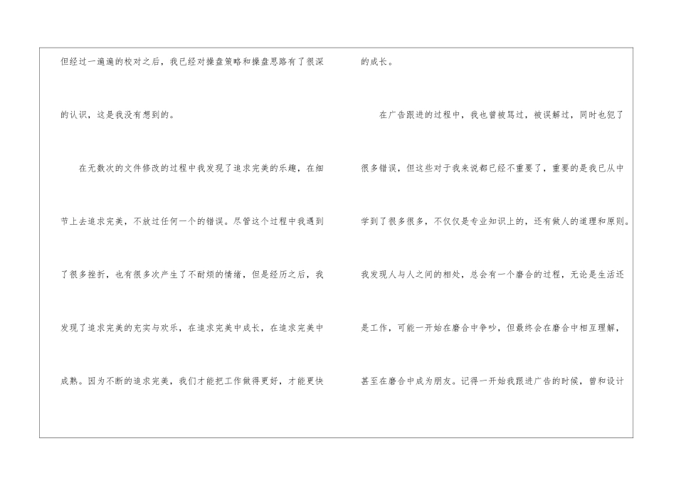 策划试用期工作总结_第3页