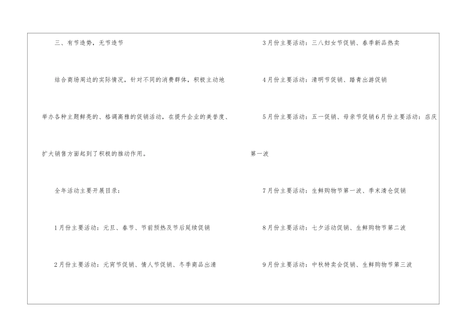 策划部年终工作总结8篇_第3页