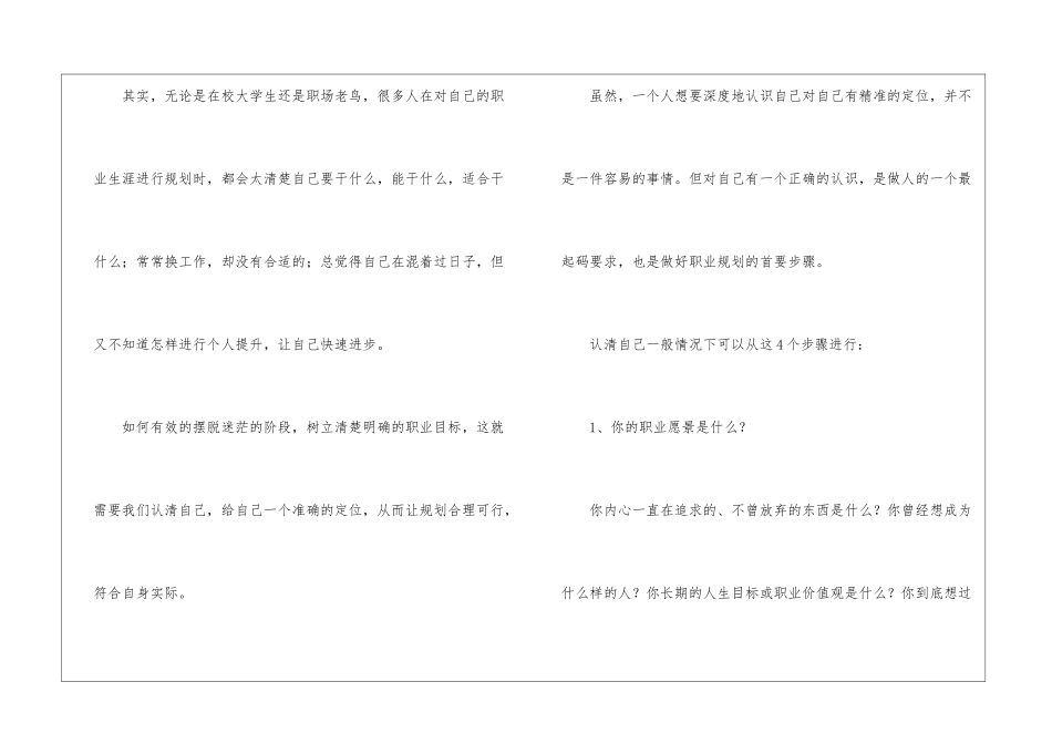 简单四步-认清自己-做出更好的职业选择!_第2页