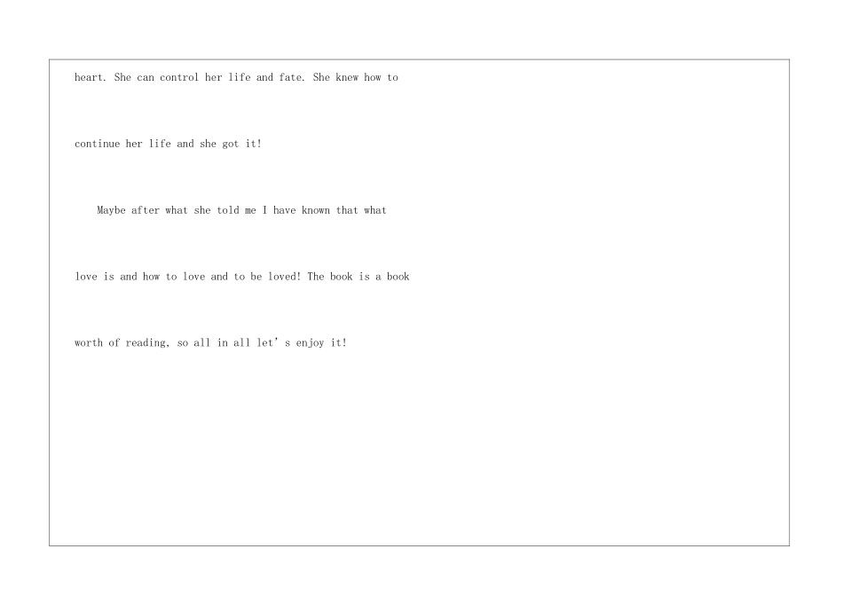 简爱的英文读后感范文600字-英文读后感_第3页