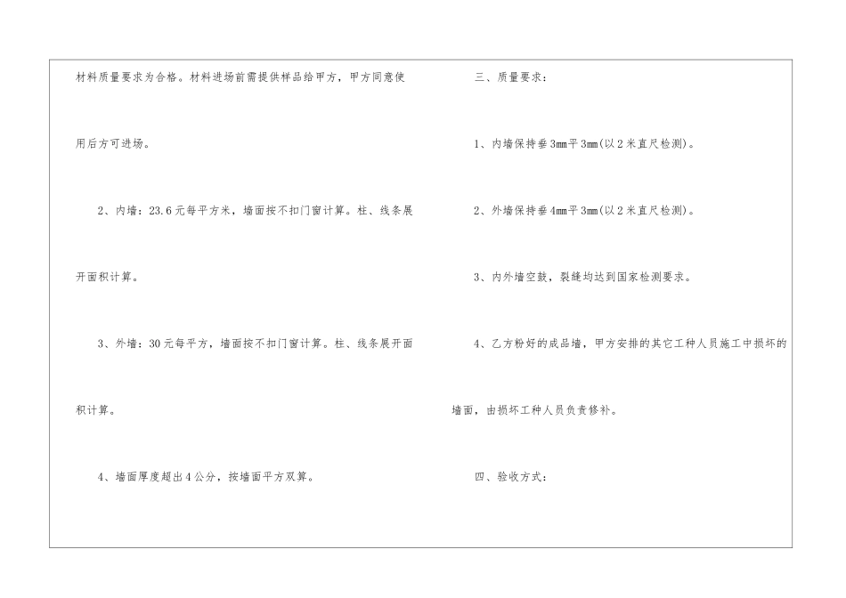 粉刷劳务合同2024新_第2页
