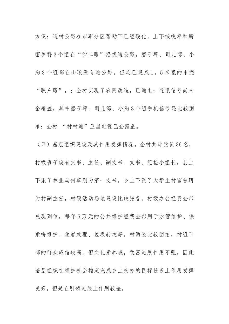 精准脱贫的自查报告-_第3页