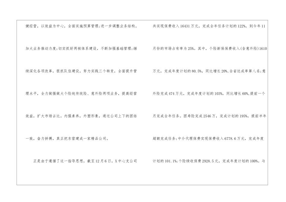 精选保险公司年度总结锦集八篇_第2页