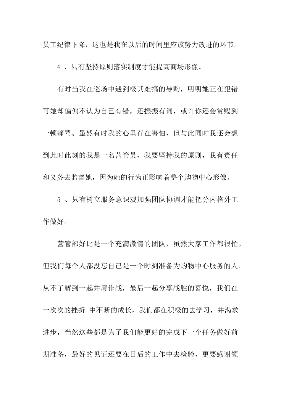 精选商场年终工作总结5篇_第3页