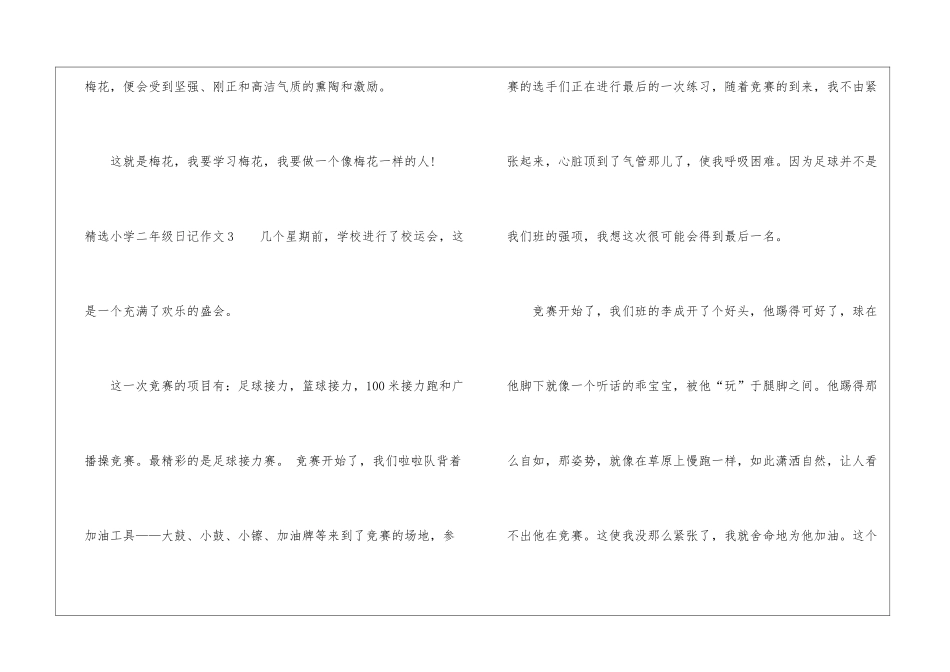 精选小学二年级日记作文5篇-小学二年级日记_第3页