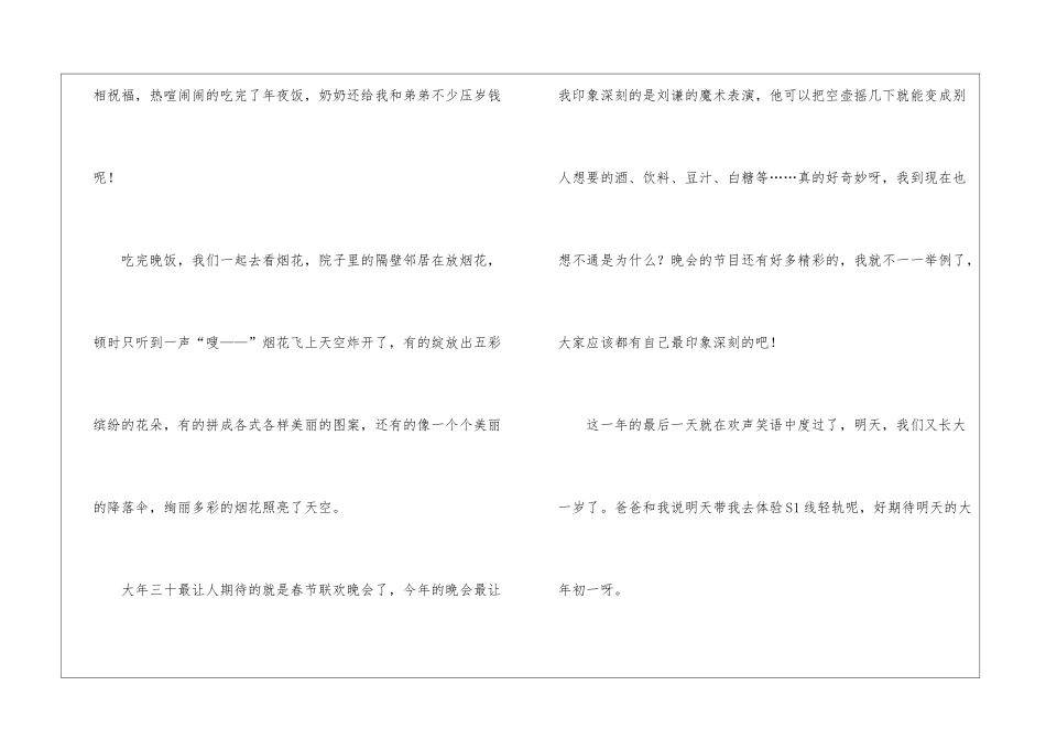 精选春节日记汇编四篇_第2页