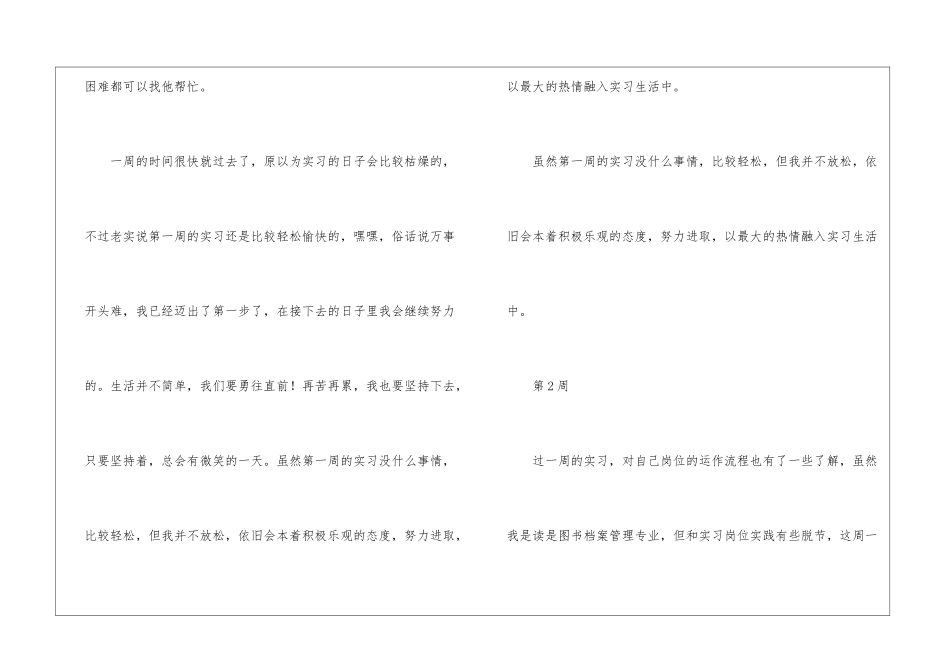 精选毕业实习周记集合五篇_第3页