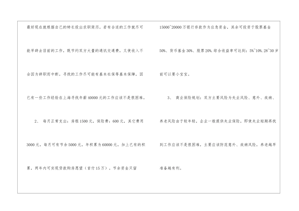 精选理财计划模板五篇_第3页