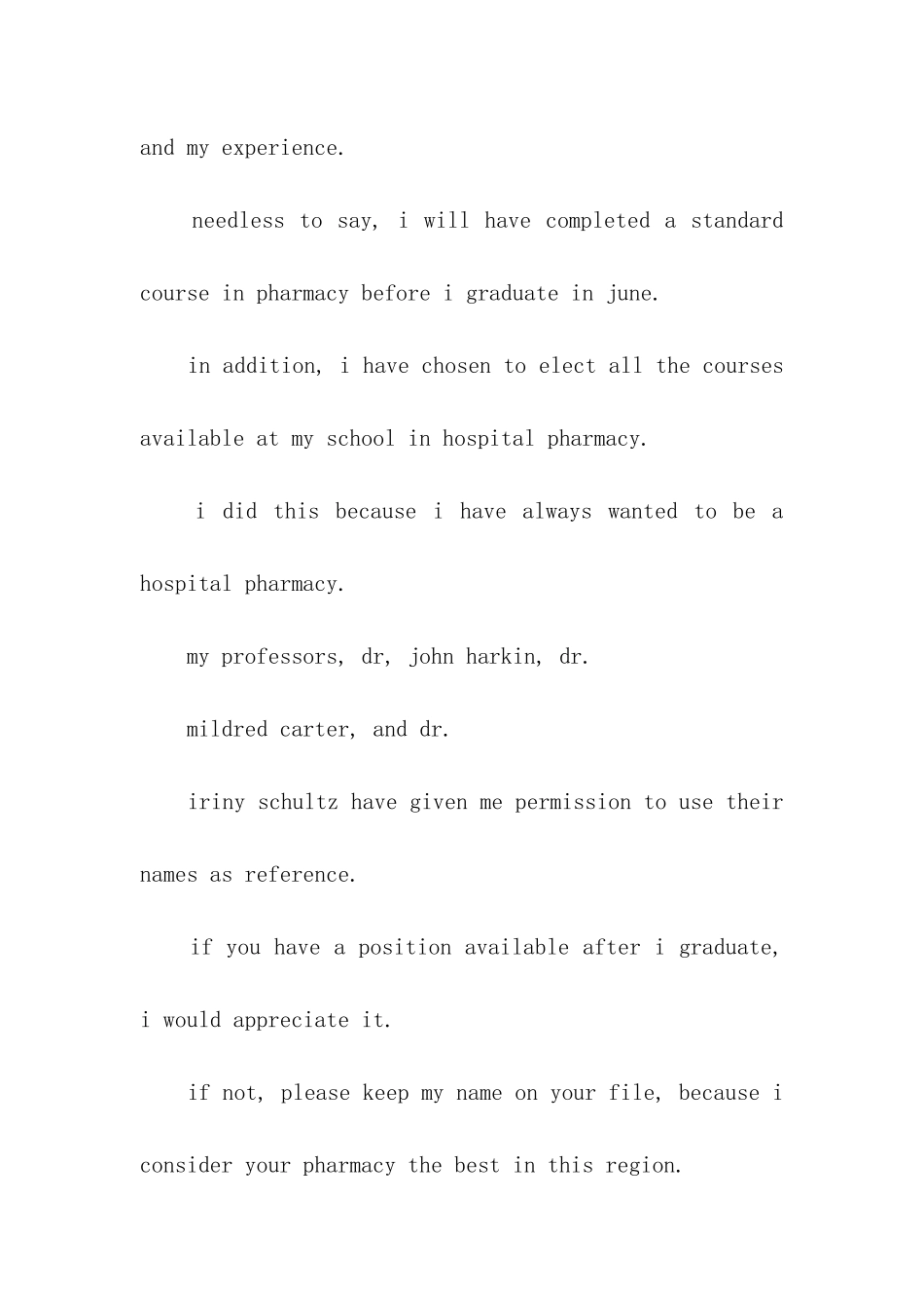 精选英文求职信集合七篇_第2页