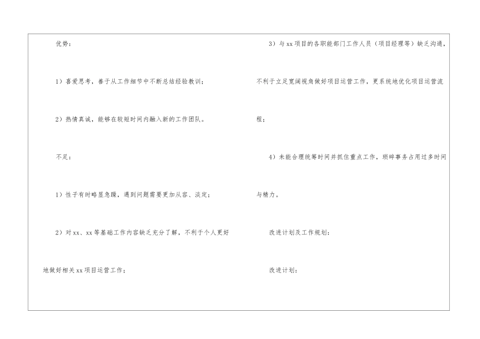 精选试用期工作总结模板集锦七篇_第3页